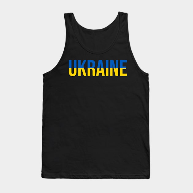 Ukraine Tank Top by BK55